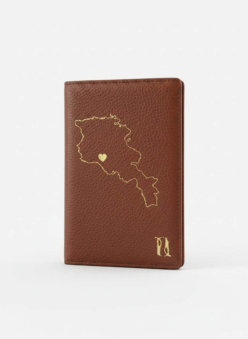 Love Armenia Passport Holder & Luggage Tag Travel Gift Set